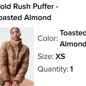 Alo Gold Rush Puffer